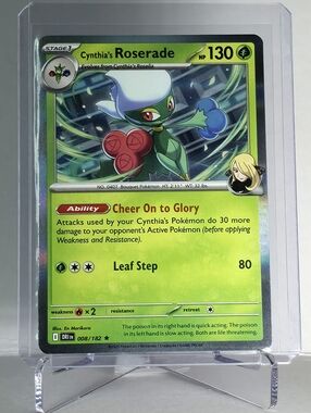 Pokémon TCG - Cynthia's Roserade - Destined Rivals - Reverse Holo - 008/182